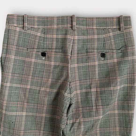 Theory Treeca 2_Deco Portland Plaid Crop Trouser Pants - Picture 7 of 9